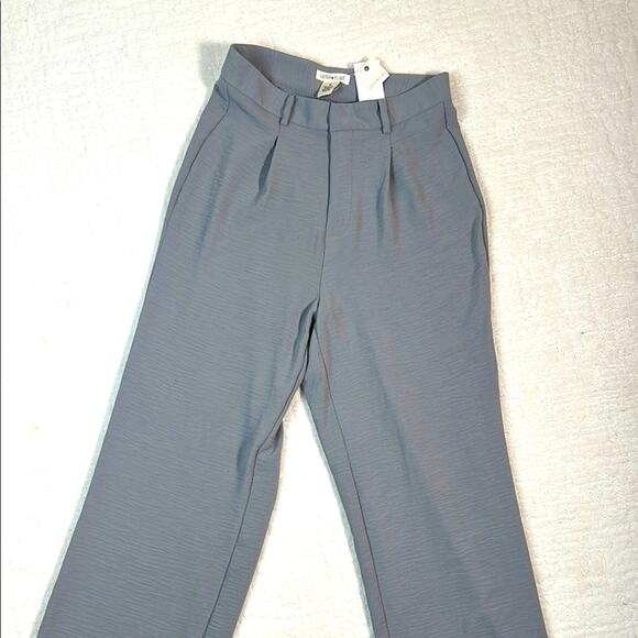 Ultra Flirt Pants - New! Ultra Flirt gray high waist loose fitting gauze crepe dress pNt trouser M